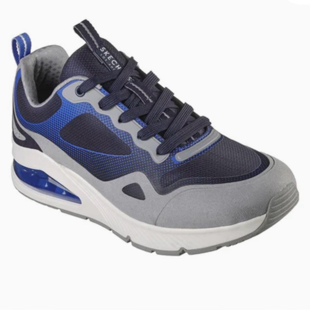 New Men’s Skechers Uno Navy Blue Grey.  Size: 11